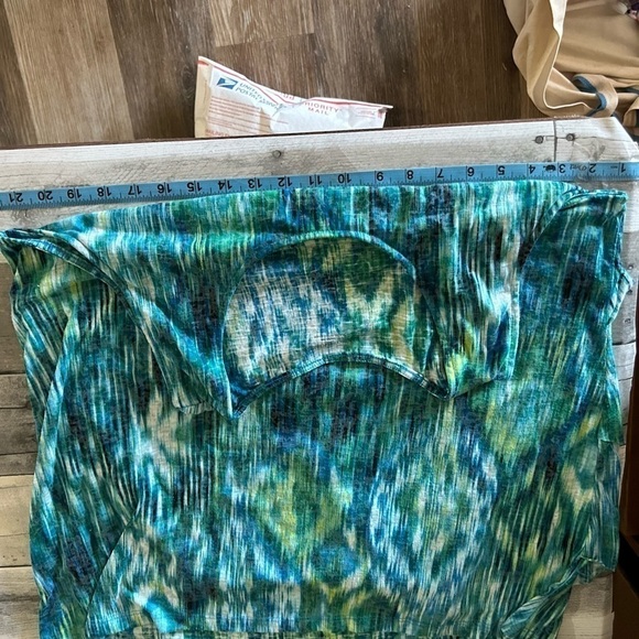 Catherine’s 14/16 Tiered Sleeveless Top Multicolor - Picture 7 of 7